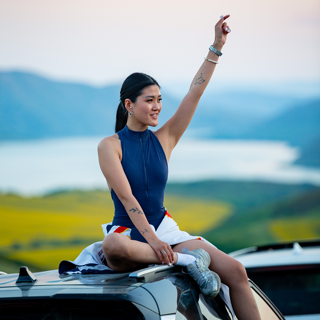 Участник автопробега